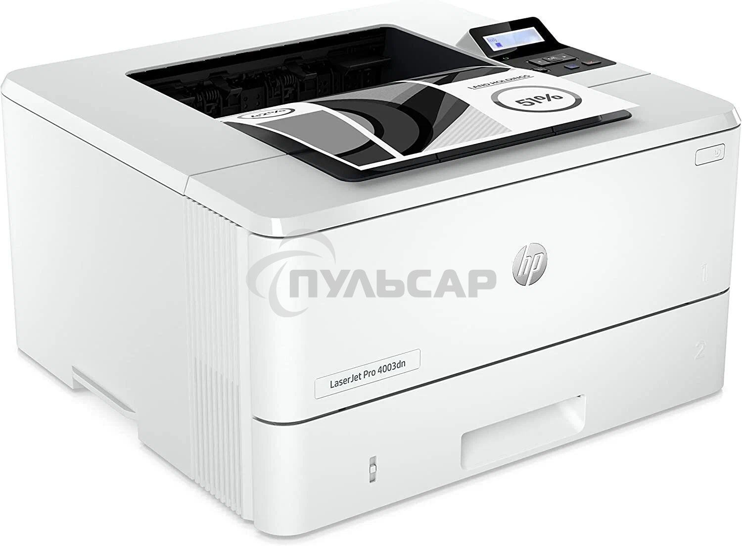 Принтер лазерный HP LaserJet Pro 4003dn (2Z609A), A4, ч/б, печ. до 40 стр/мин., 1200 x 1200 dpi, USB, RJ-45, Air Print, Mopria