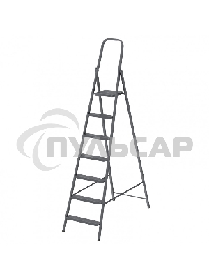 Стремянка 7 ступеней, компактная, стальная Россия Сибртех 97947