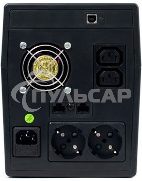 Источник бесперебойного питания SKAT-UPS 2000/1200 220В 1200Вт 2 АКБ 9А·ч внутр. меандр. стабилизация напряжения