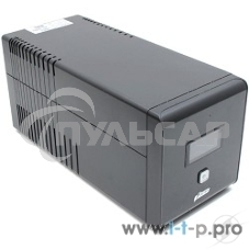 Источник бесперебойного питания PowerMan Smart Sine 1000 черный (Pure Sine Wave/LCD Display/USB/Software/RJ11/45)