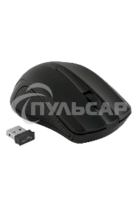 Мышь беспроводная Oklick 485MW черный, 1200 dpi, радиоканал, USB, кнопки - 3