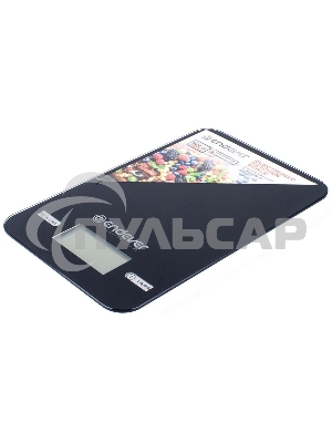 Весы кухонные электронные Endever Skyline KS-527, вес от 2 г до 5 кг. Закаленное стекло повышенной прочности, LCD-дисплей, авто откл.