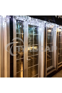 Гирлянда Neon-night Айсикл (бахрома) светодиодный, 4,8 х 0,6 м, черный провод, 230 В, диоды белые, 176 LED
