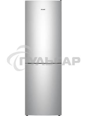 Холодильник Atlant XM-4621-181 серебристый двухкамерный 205/119л морозилка снизу