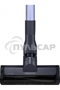 Пылесос вертикальный Samsung VS15A6031R4/EV фиолетовый/черный, питание от аккумулятора, 150 Вт, уборка сухая, пылесборник 0.8 л, работа от АКБ max 40 мин.