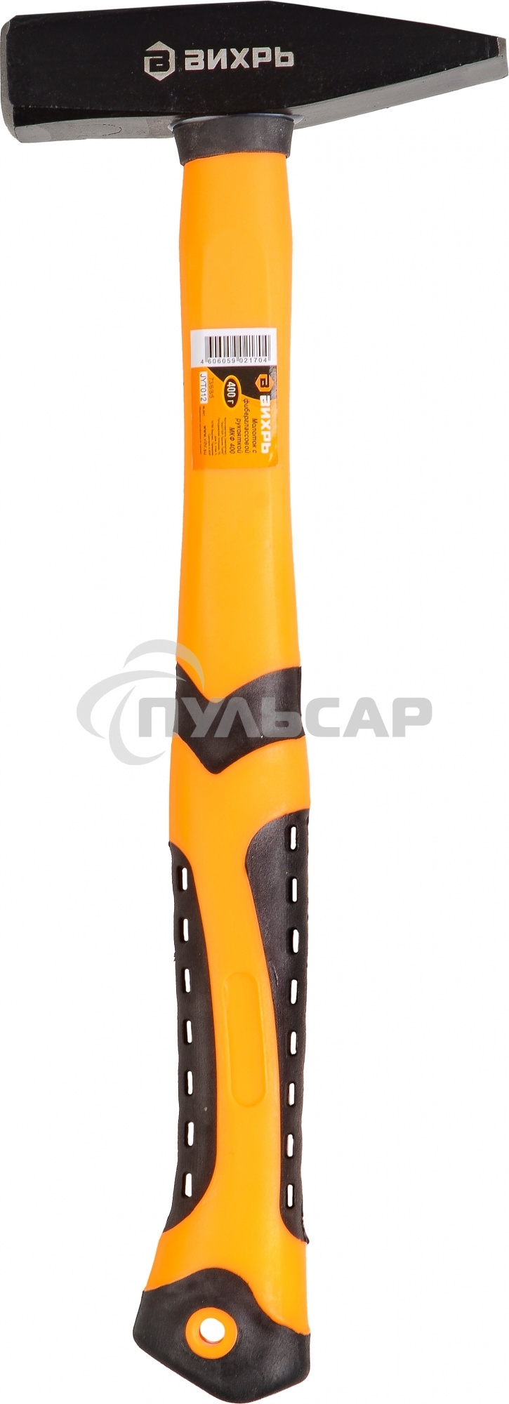 Молоток 400гр. Квадратный боек, фиберглассовая двухкомпонентная ручка