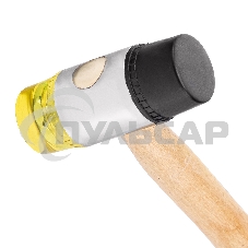 Молоток рихтовочный, бойки 35 мм, комбинированная головка, деревянная ручка SPARTA 108305