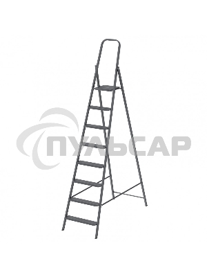 Стремянка 8 ступеней, компактная, стальная Россия Сибртех 97948