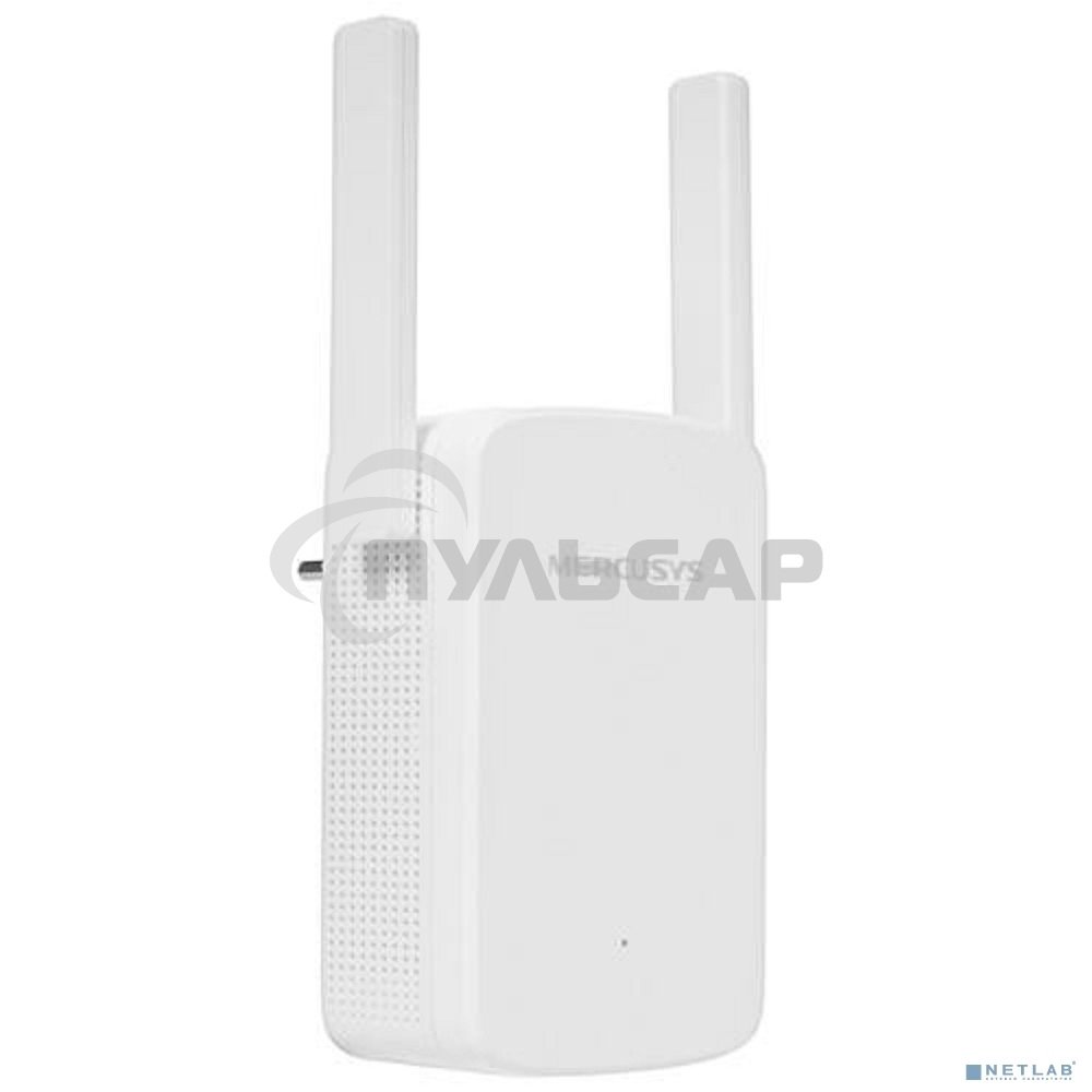 Усилитель сигнала Mercusys ME30 AC1200 Wi-Fi Range Extender, 300 Mbps at 2.4 GHz + 867 Mbps at 5 GHz, 1 x 10/100 LAN, 2× Fixed External Antennas, Wall Plugged, WPS/Reset Button, Signal Indicator, Range Extender/Access Point mode, Adaptive Path Selection