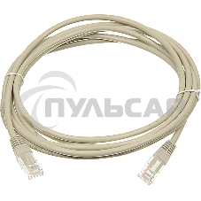 Патч-корд Lanmaster UTP TWT-45-45-3.0-GY вилка RJ-45-вилка RJ-45 кат.5е 3м серый ПВХ Патч-корд Lanmaster UTP TWT-45-45-3.0-GY вилка RJ-45-вилка RJ-45 кат.5е 3м серый ПВХ