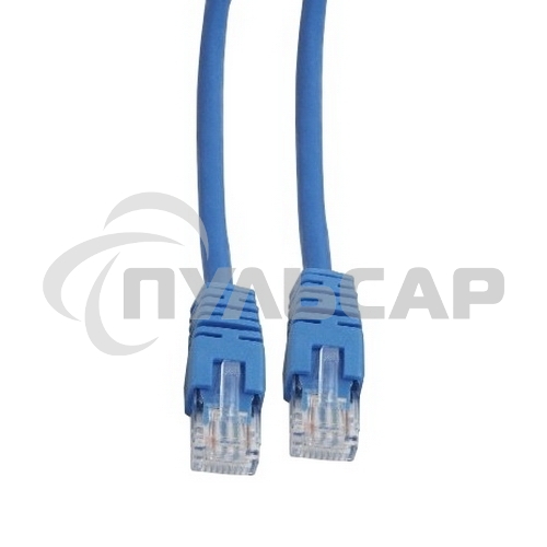 Патч-корд UTP Cablexpert кат.5e, 2м, литой, многожильный (синий)