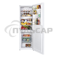 Холодильник Maunfeld MFF185SFW белый двухкамерный 213/104л морозилка снизу