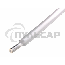 Термоусаживаемая трубка Rexant 5,0/2,5 мм, прозрачная, упаковка 50 шт. по 1 м