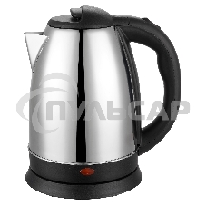 Чайник электрический Starwind SKS1053 1.8л. 1500Вт серебристый/черный (корпус: нержавеющая сталь/пластик)