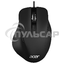 Мышь проводная Acer OMW120 черный, 2000 dpi, USB, кнопки - 6
