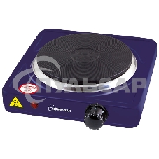 Электрическая плитка Homestar HS-1102, 1 конф. сапфир, блин 1000 Вт Электрическая плитка Homestar HS-1102, 1 конф. сапфир, блин 1000 Вт