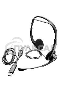 Наушники с микрофоном Logitech 960 черный 2.4м накладные оголовье (981-000100)