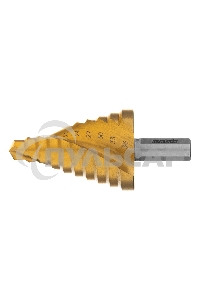 Сверло Matrix ступенчатое 9-12-15-18-21-24-27-30-33-36мм hss спиральный профиль шестигранный