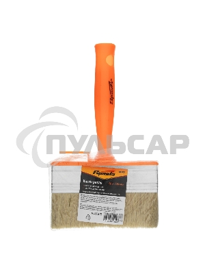 Кисть-ракля, 30х120 мм, натуральная щетина, пластмассовый корпус, пластмассовая ручка Sparta