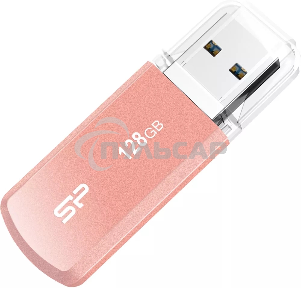 Флешка USB 128 Gb Silicon Power Helios 202, USB 3.2, Pink