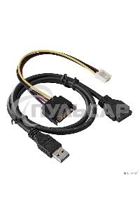 Планка USB на переднюю панель ExeGate EX289290RUS U5H-625, 5,25