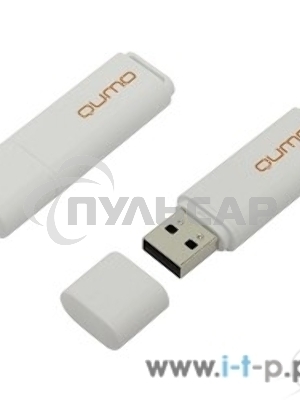 Флешка USB 2.0 QUMO 8 Gb Optiva 01 White QM8GUD-OP1-белый