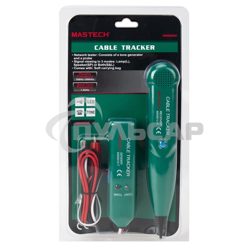 Тестер трассоискатель с генератором сигнала MS6812 MASTECH