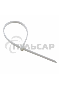 Хомут-стяжка кабельная нейлоновая Rexant 600 x 7.6 мм, белая, упаковка 100 шт.