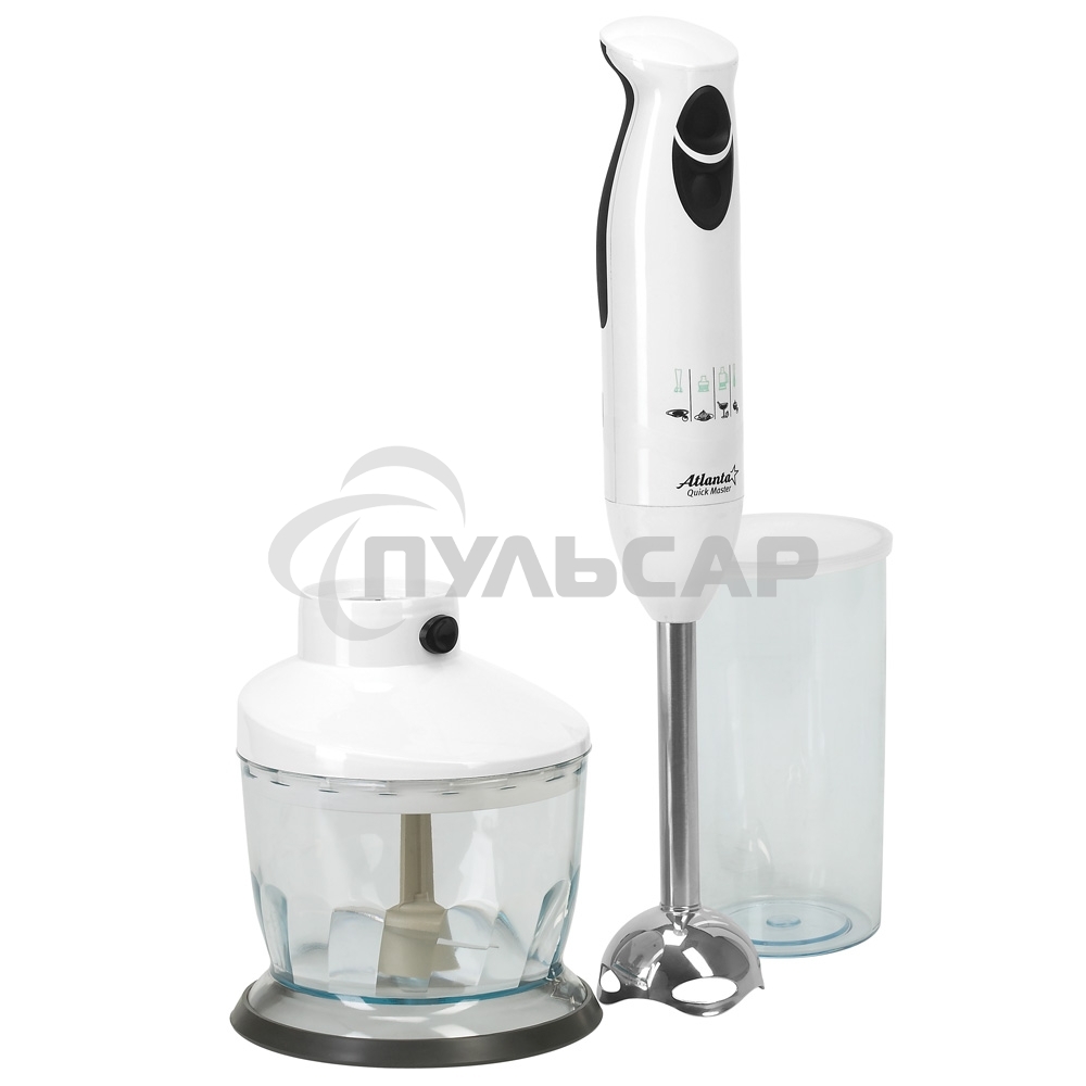 Блендер Atlanta ATH-333 белый (белый, 280 Вт, 1 л)