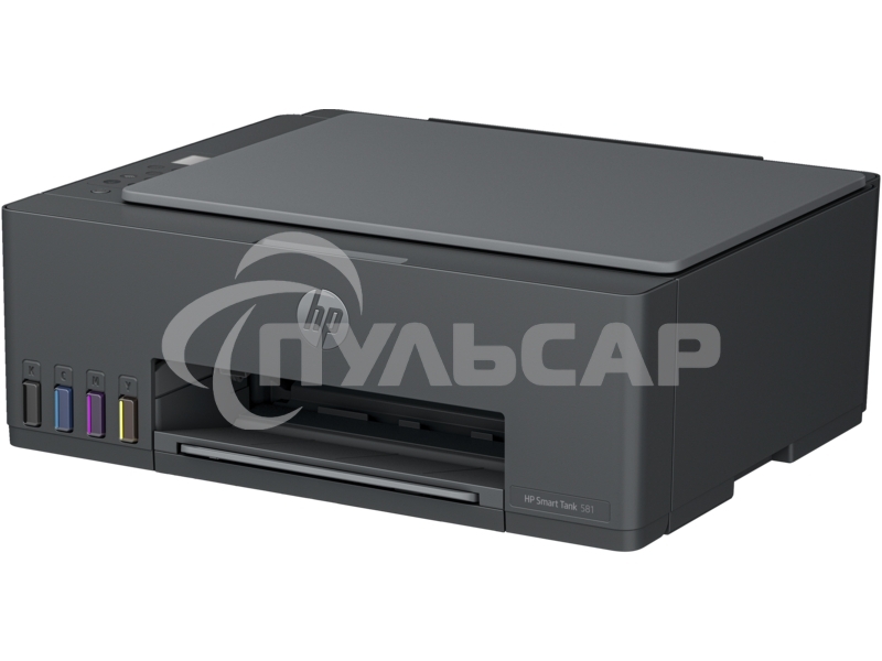 МФУ струйное HP Smart Tank 581 AiO (4A8D4A), A4, цветной, печ. до 22 стр/мин. (ч/б) до 16 стр/мин. (цвет), 1200 x 1200 dpi, USB, Wi-Fi, Air Print, Mopria