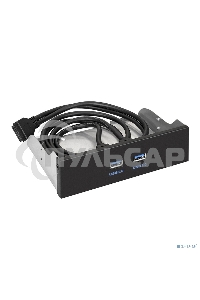 Планка USB на переднюю панель ExeGate EX289289RUS U5H-615, 5,25