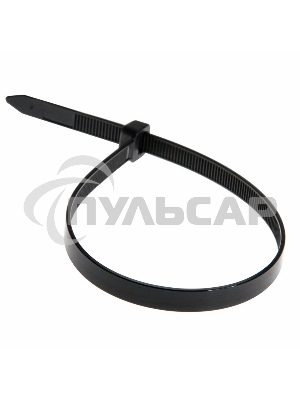 Хомут-стяжка кабельная нейлоновая Rexant 350 x7,6 мм, черная, упаковка 100 шт.