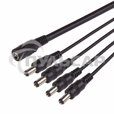 Разветвитель питания на 4 разъема 2,1х5,5 мм Rexant