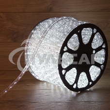 Дюралайт Neon-night LED, свечение с динамикой (3W) - белый, 36 LED/м, бухта 100м