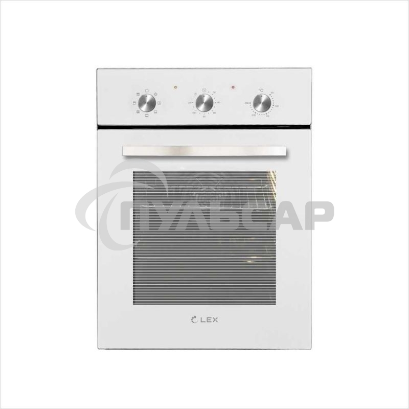 Духовой шкаф LEX EDM 4570 WH 55 л, таймер, 7 функций, встраиваемый