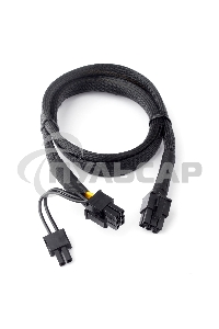 Кабель питания Cablexpert CC-PSU-86 PCI-Express 6-пин на 6+2 пин, 0.8 м