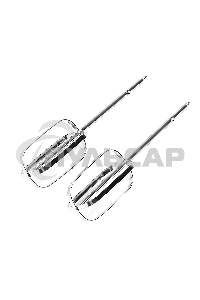 Миксер электрический Galaxy Line GL 2226, черный с серебристым, ручной, 700 Вт, 5 скоростей + режим 