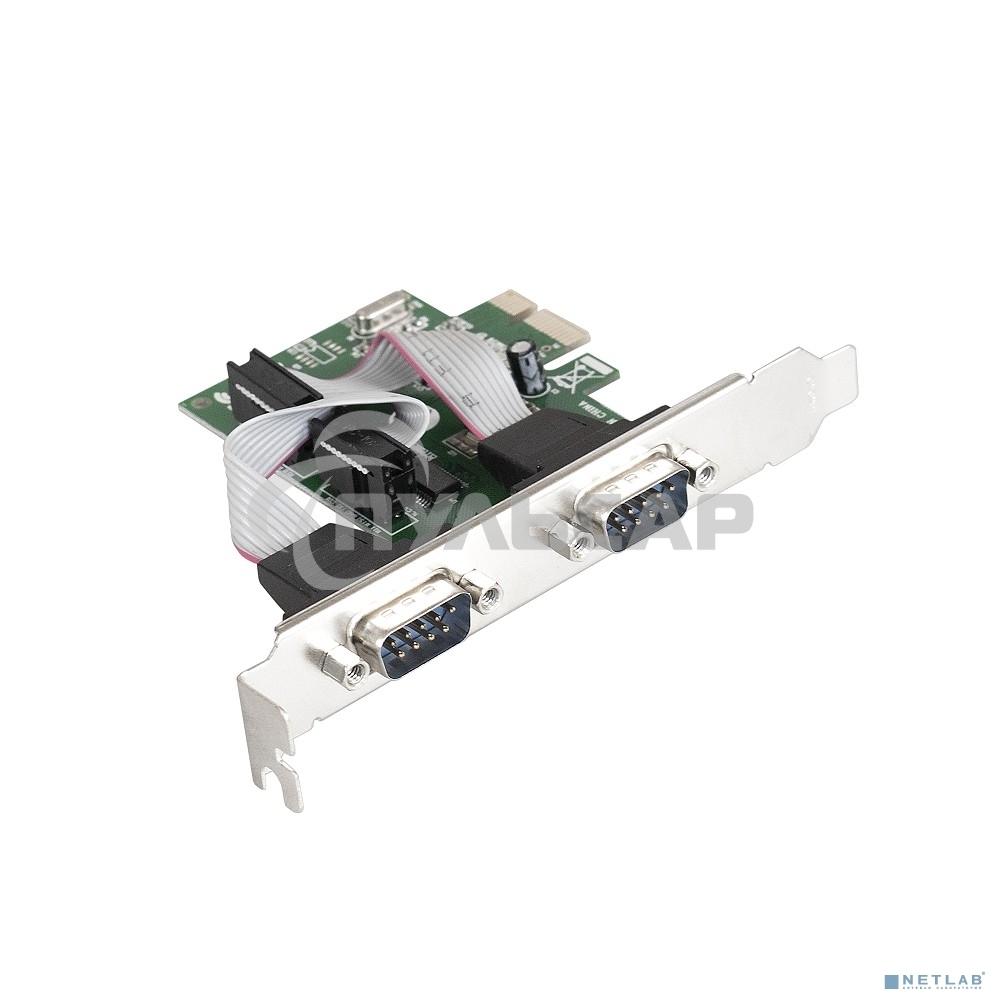 Контроллер ExeGate EXE-307 PCI-E, 2*COM port (OEM)