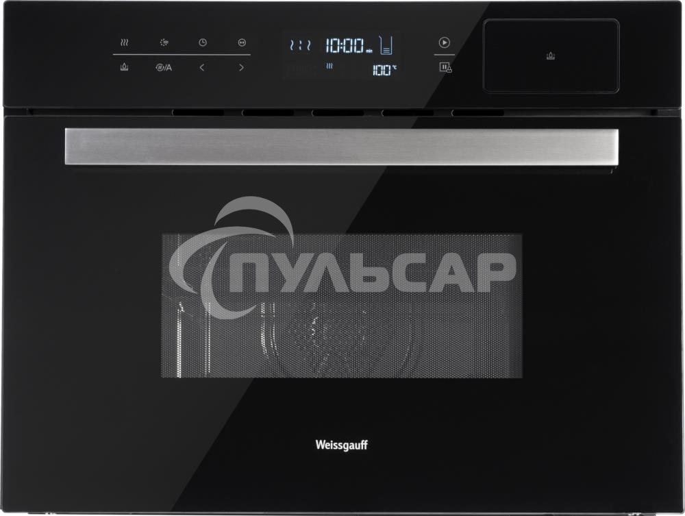 Духовой шкаф электрический Weissgauff OEMS 459 PDB черный, встраиваемый