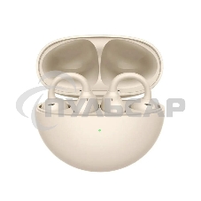 Наушники Huawei FreeClip Dove-T00, Bluetooth, вкладыши, бежевый