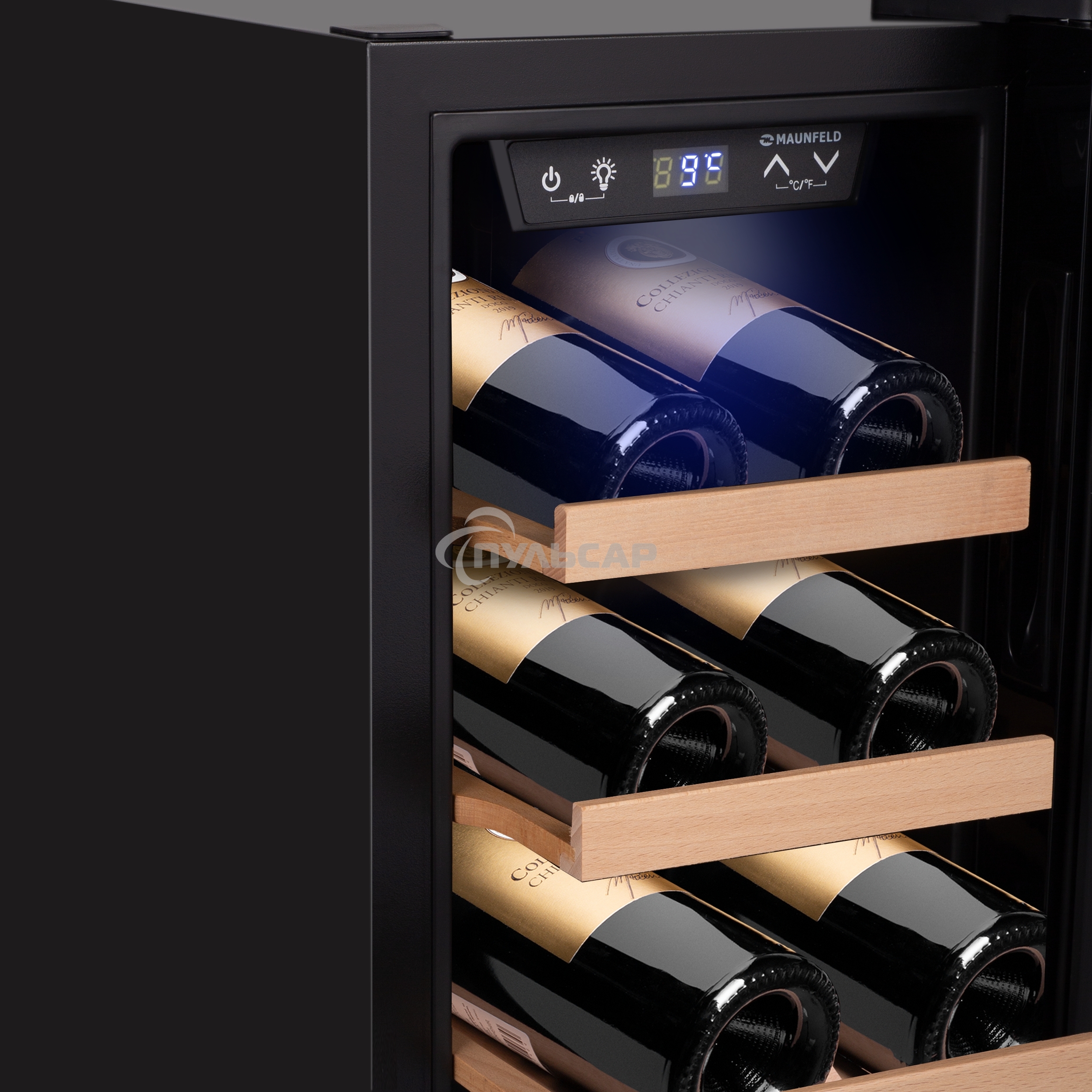 Винный шкаф Maunfeld MFWC-45S12 черный