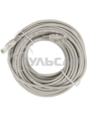 Патч-корд Lanmaster UTP TWT-45-45-10-GY вилка RJ-45-вилка RJ-45 кат.5е 10м серый ПВХ (уп.:1шт)