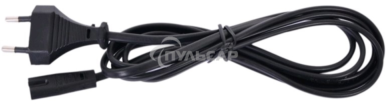 Кабель питания для ноутбуков, аудио/видео техники Gembird PC-184-VDE-1.8М, 1,8м, VDE, 2-pin, черный, пакет