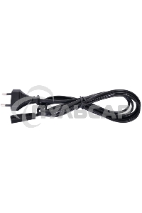 Кабель питания для ноутбуков, аудио/видео техники Gembird PC-184-VDE-1.8М, 1,8м, VDE, 2-pin, черный, пакет