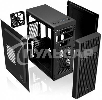 Компьютерный корпус Zalman ZM-T6 черный без БП ATX 1xUSB 2.0 1xUSB 3.0 audio bott PSU