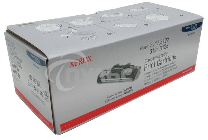 Картридж лазерный Xerox 106R01159 черный для Phaser 3117/3122/3124/3125 3000 стр.(channels)