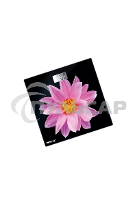 Весы напольные Centek CT-2416 Pink Flower электронные 180кг, 0,1кг, LCD 45x28, размер 26х26см