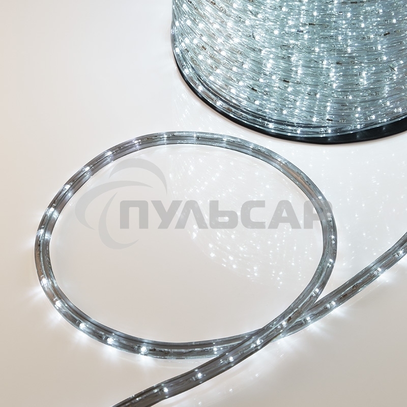 Дюралайт Neon-night LED, свечение с динамикой (3W) - белый, 36 LED/м, бухта 100м