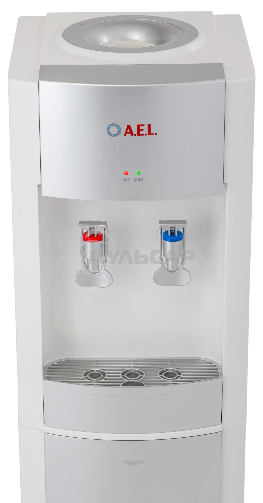 Кулер AEL LD-AEL-28 напольный электронный белый/серебристый