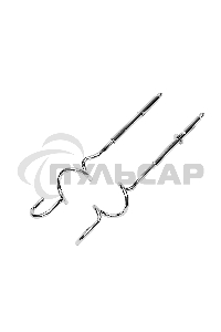 Миксер электрический Galaxy Line GL 2226, черный с серебристым, ручной, 700 Вт, 5 скоростей + режим 